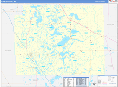 Otter Tail County, MN Digital Map Basic Style